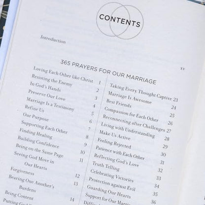 The Marriage Gift: 365 Prayers for Our Marriage - A Daily Devotional Journey to Inspire, Encourage, and Transform Us and Our Prayer Life
