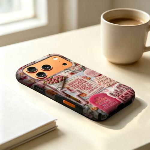 Compatible with iPhone 18 Pro/iPhone 17 Pro Case,Wireless Charging Compatible,Patented 2‑in‑1 Dual‑Layer Protection,Hot Transfer Print Hard Shell Cover - Bible Verse Aesthetics - color: Bible verse aesthetics, size: iPhone 18 Pro/iPhone 17 Pro
