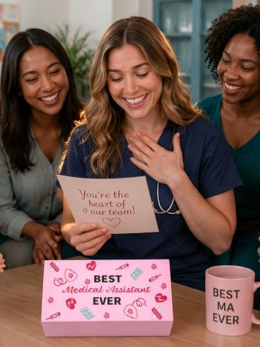3 Pairs Pastor/ MA/ Boss Socks with Sayings, Gift with Box for Men Women - style: Medical Assistant