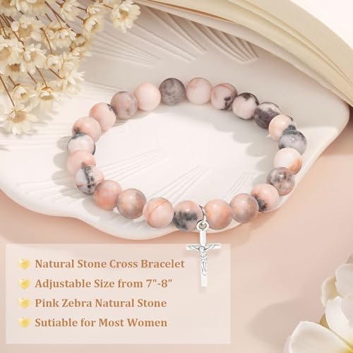 Christian Grandparents - Day Gifts for Women, Religious Cross Bracelet - color: Friend-10