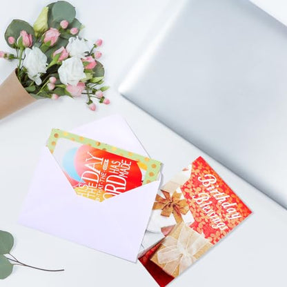 Affrolling 32 Pcs Christian Birthday Cards with Envelopes Religious 4x6