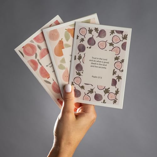 DIVERSEBEE Inspirational Christian Greeting Cards of Encouragement (Fruit) - color: Fruit