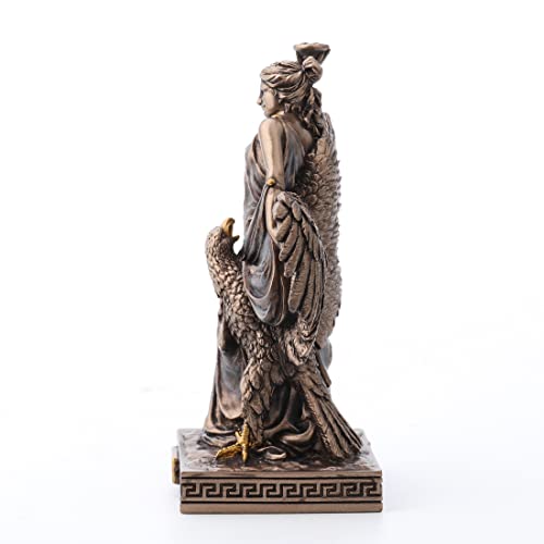 Veronese Design Hebe The Greek Goddess of Youth Resin Figurine Handpainted Bronze Finish - color: Bronze, size: Hebe