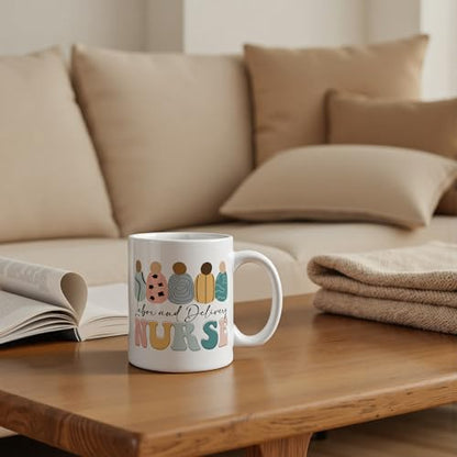 Labor and Delivery Nurse Gifts Mug 11 oz, Nursing Graduation Gifts Coffee Cups Ceramic, Nurse Appreciation Gift Ceramic Mug for Coffee Tea Hot Cocoa Home Office Work - color: 17Child