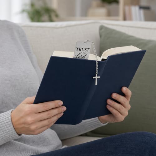 Bible Bookmark Religious Christian Cross Gifts for Women Men