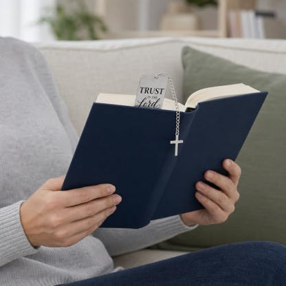 Bible Bookmark Religious Christian Cross Gifts for Women Men