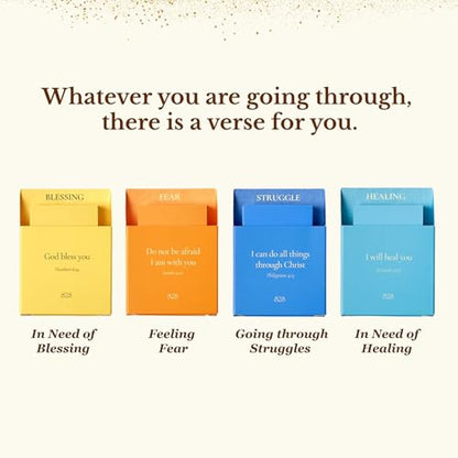 828 Verse Box, Read Me When You Need Comfort - 108 Bible Verse Cards With 108 Complete Devotionals & Prayers, Thoughtful Christian Gift Set, Christian Gifts for Women and Men, Graduations Gift, Teacher Appreciation Gift, Religious Gifts , Gifts For Him an