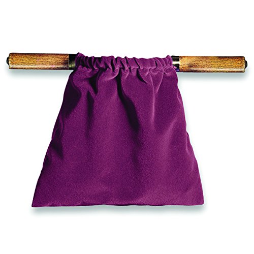 Offering Bag-Two-Handled-Maroon Velvet ( 6 3/4 X 5 1/2)