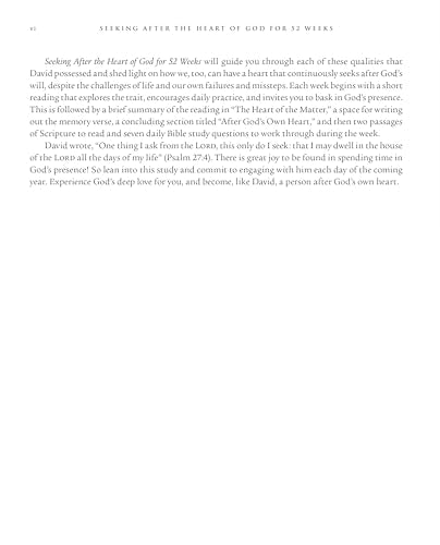 Seeking After the Heart of God for 52 Weeks: A Bible Study on the Life of David