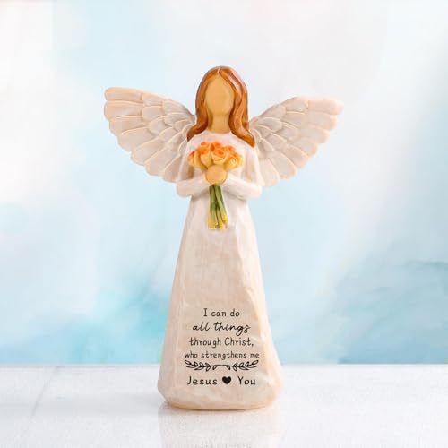 Christian Gifts for Women, 5.5" Resin Angel Figurines - Religious Gifts - color: Christian Gifts
