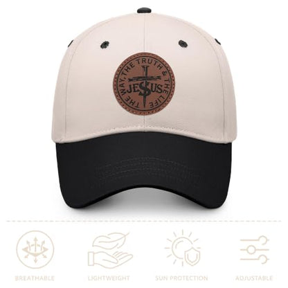 Christian Hats for Men Women Religious Gifts - color: Jesus- Beige