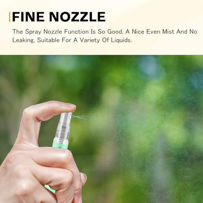 Mini Spray Bottle 5ml, Refillable Glass Spray Bottle, Glass Bottle Atomizer, Perfume Mouthwash Atomizer for Cleaning Refillable Container for Travel, Essential Oils, Perfume 60 Pcs, 5ml - size: 60PCS,5ML