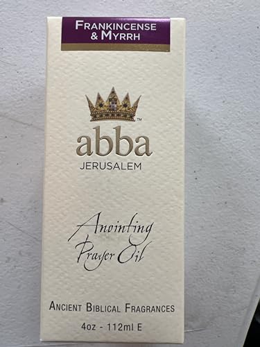 Abba Christian Products Frankincense & Myrrh Anointing Oil (4 oz) 1 pk, FMN4, 4 Ounce