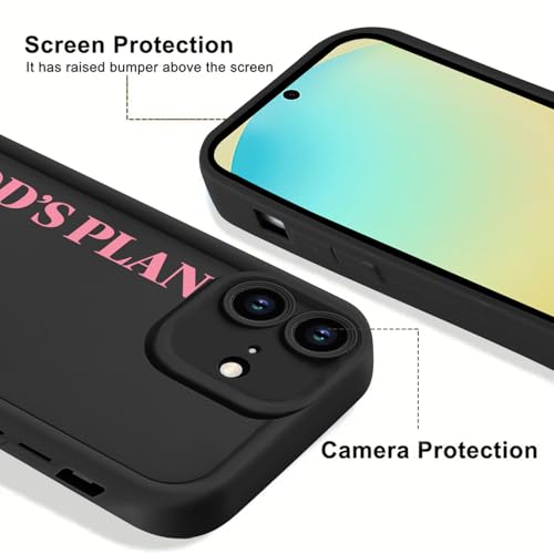 Stylish God's Plan Isaiah 60:22 Bible Verse Cross Christian Phone Case for iPhone 17e/iPhone 16e Case Shockproof Soft Protective for Women Men Cover Funda for iPhone 17e/iPhone 16e 6.1 Inch - color: Jesus