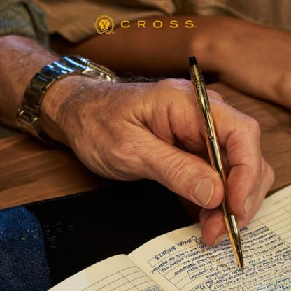 Cross Classic Century 23KT Gold Ballpoint Pen, Medium Point, Black Ink - color: Gold