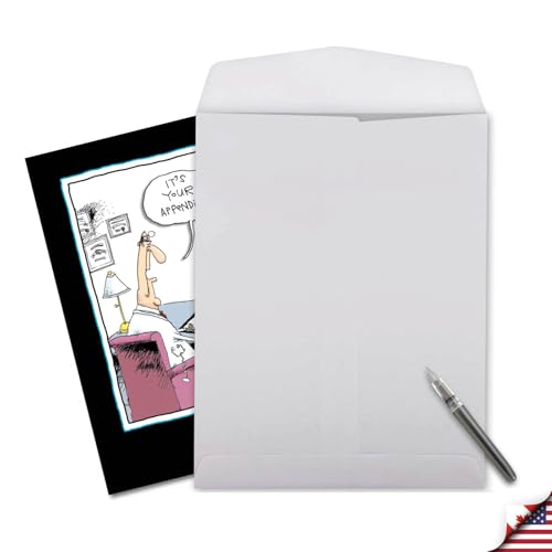 NobleWorks Jumbo Funny Get Well Greeting Card 1-Pack w/Envelope J4257 - style: Your Appendix