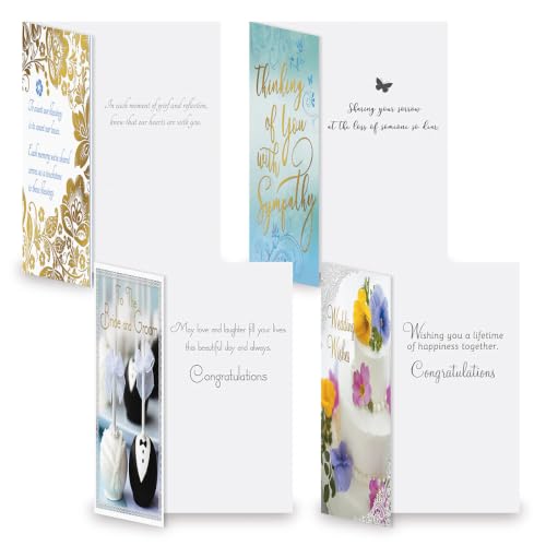 Current Greeting Cards with Matching Envelope Seals - color: Deluxe
