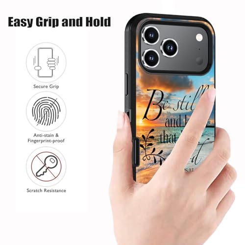 Case for iPhone 18 Pro Max / 17 Pro Max - Bible Verse Psalm 46:10 - color: Quotes Bible Verse Psalm 46:10, size: iPhone 18 Pro Max / 17 Pro Max