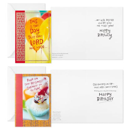 Hallmark DaySpring Religious Birthday Cards, 12-Pack (Christian Blessings) - style: Birthday