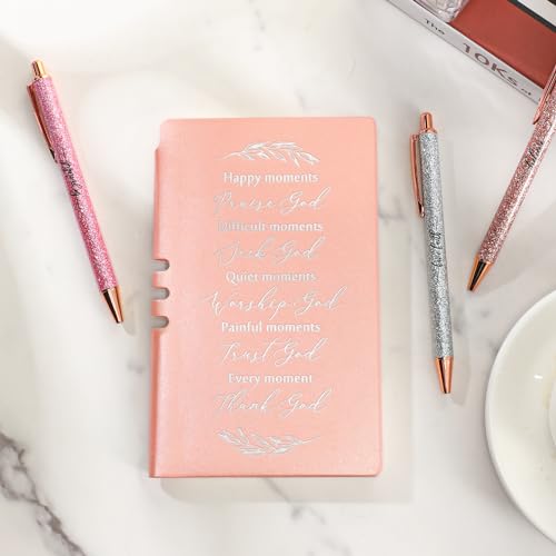 Spakon 5 Pcs Christian Gifts for Women Church Gifts - color: Pink, style: Happy Moment