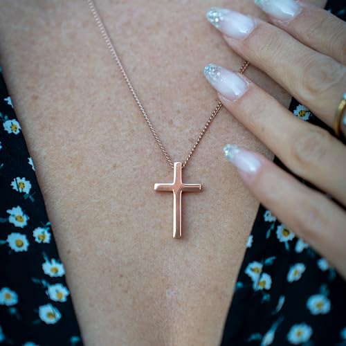 SERASAR Premium Necklace Women| 316L Stainless-Steel | 18 Carat - color: Rosegold, style: Hope