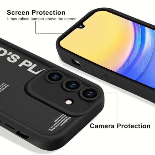 2 Pack Aesthetics God's Plan Christian Bible Verse Phone Case for Samsung Galaxy A15 5G 6.5", Unique Jesus God Quote Cross Design Cases Soft TPU Protective Cases for Girl Women Boy - color: God Plan, size: for Samsung Galaxy A15 5G
