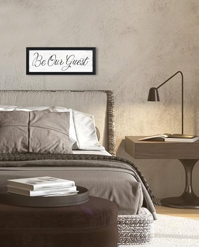 Be Our Guest Bedroom Sign Farmhouse Wall Decor 6"x 14.5" - color: Be Our Guest Sign