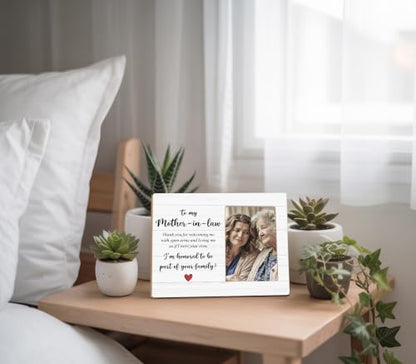 Mother In Law Wedding Picture Frame - color: mother in law
