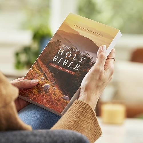 NKJV Super Giant Print New Testament, Softcover, Red Letter, Comfort Print