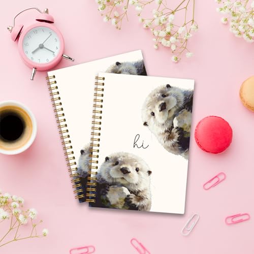 Cute Sea Otter Notebook Journal Gifts for Women Girls Kids School A5 - color: SeaOtter