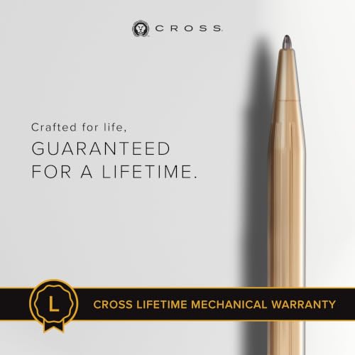 Cross Classic Century 23KT Gold Ballpoint Pen, Medium Point, Black Ink - color: Gold