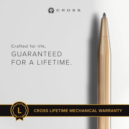 Cross Classic Century 23KT Gold Ballpoint Pen, Medium Point, Black Ink - color: Gold