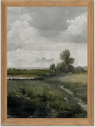 smvexyl Framed Landscape Wall Art, Neutral Nature Canvas Print, 12x16 - color: fengjingshu, size: 16"L x 12"W