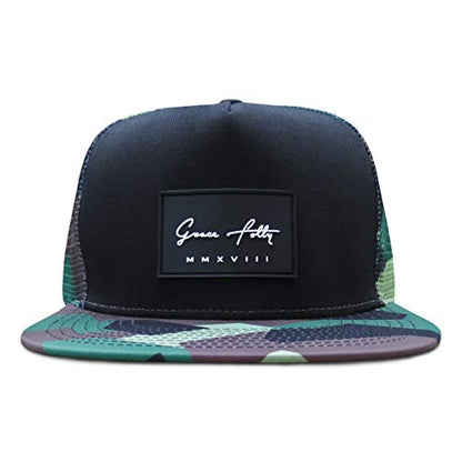 Grace Folly Trucker Hat for Men & Women. Snapback Mesh Caps - color: Modern Camo