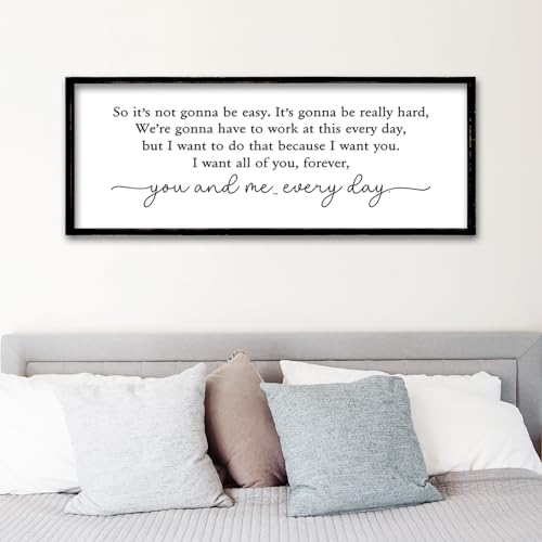ZZJJHYWGQ Romantic Movie Quote Sign, Black, 32"×12" - color: Romantic Movie Quote Sign (Black), size: 32"L x 12"W