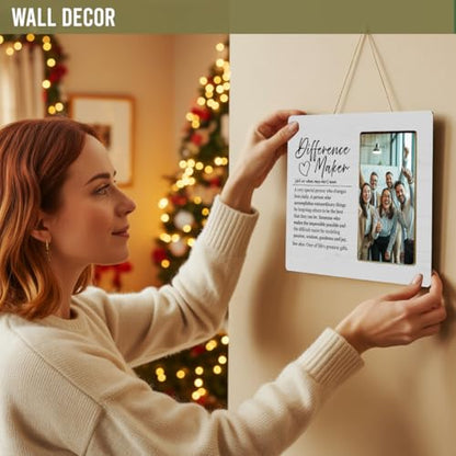 Difference Maker Definition Gifts Picture Frame, Difference Maker Gifts Picture Frame for Employees Coworker Colleage - color: Difference