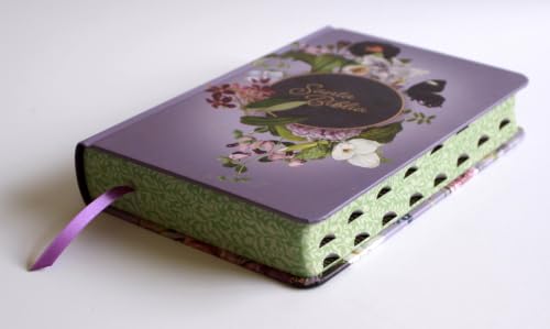 Biblia Reina Valera letra gigante, tapa dura, flores moradas, con cantos pintados e índice / Spanish Bible Reina Valera Giant Print, Hardcover Purple Flowers (Spanish Edition)