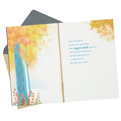 Hallmark DaySpring Thank You Card for Minister (Making a Difference) - size: 11