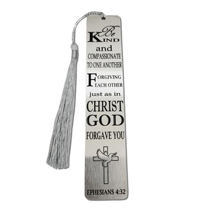 Christian Psalm Bookmarks, Bible Verse Gifts, Metal Bookmarks (Ephesians 4:32 Bookmark Gifts) - color: Ephesians 4:32 Bookmark Gifts