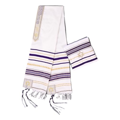 tallit lady Purple prayer shawl Christian woman jewish cloth scarf (72 * 22inchi)