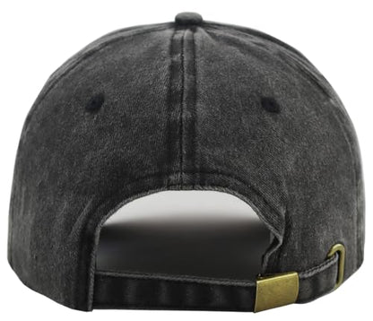 Christian Jesus Hat for Men Women, Adjustable Cotton Embroidered The Way The Truth The Life Baseball Cap - color: Black