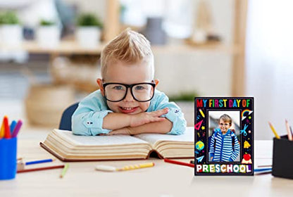 WaaHome My First Day of Preschool Picture Frame 2026, 4x6 Preschool Frame - color: 7-Back to School Preschool 4x6