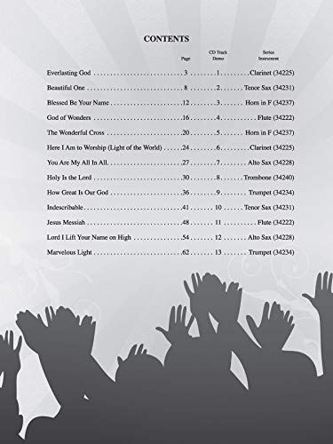 Top Praise & Worship Instrumental Solos: Piano Acc. (Book & CD)