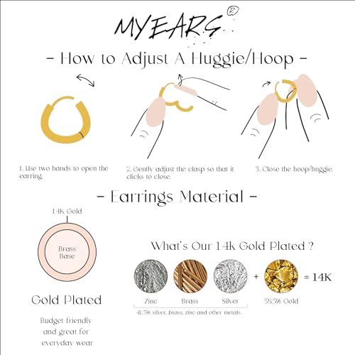 MYEARS Gold Cross Hoop Earrings for Women Trendy 14K Gold Plated Small Hoops Huggie Earrings White Cubic Zirconia Turquoise Minimalist Simple Christmas Christian Cross Jewelry Gifts - color: White
