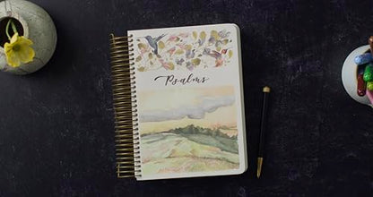 ESV Scripture Journal, Spiral-Bound Edition: Psalms (Artwork by Ruth Chou Simons) (Paperback)