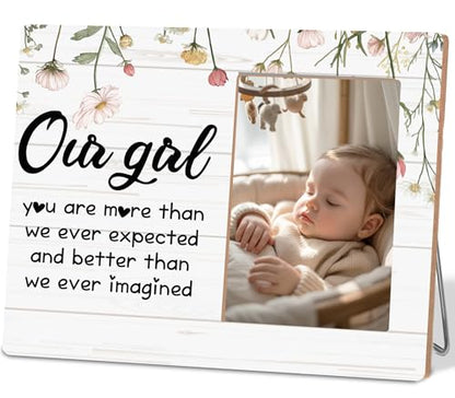 NewBorn Baby Girls Picture Frame - color: our girl