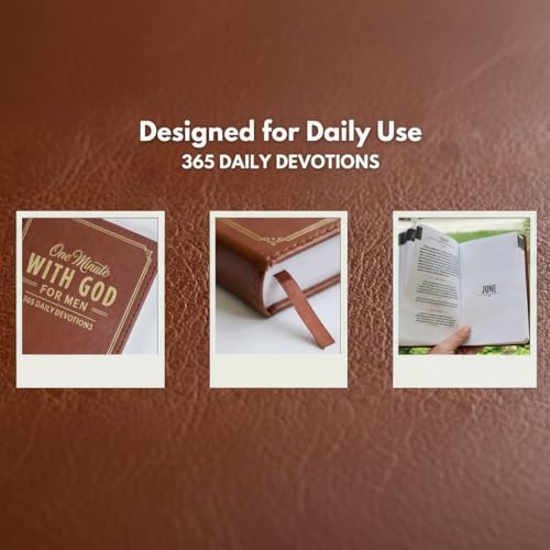 One Minute with God for Men 365 Days Daily Devotional Prayer Journal