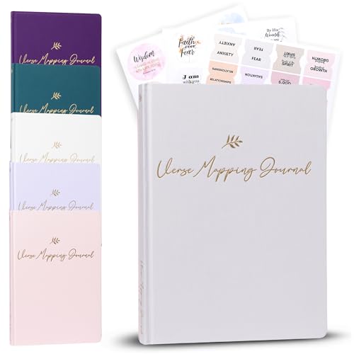 Graceful By Design Linen Bible Verse Mapping Journal - color: Grey