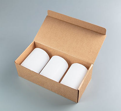 Melt Candle White Pillar Candles, Unscented, 3 Pack, 3 x 4 Inch - color: White, size: 3"x4" Pillar (3 pack)