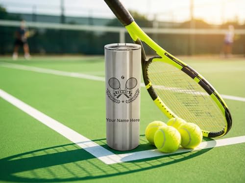 LaserGram Personalized 22oz Skinny Tumbler, Christian Cross (Stainless Steel) - color: Stainless Steel